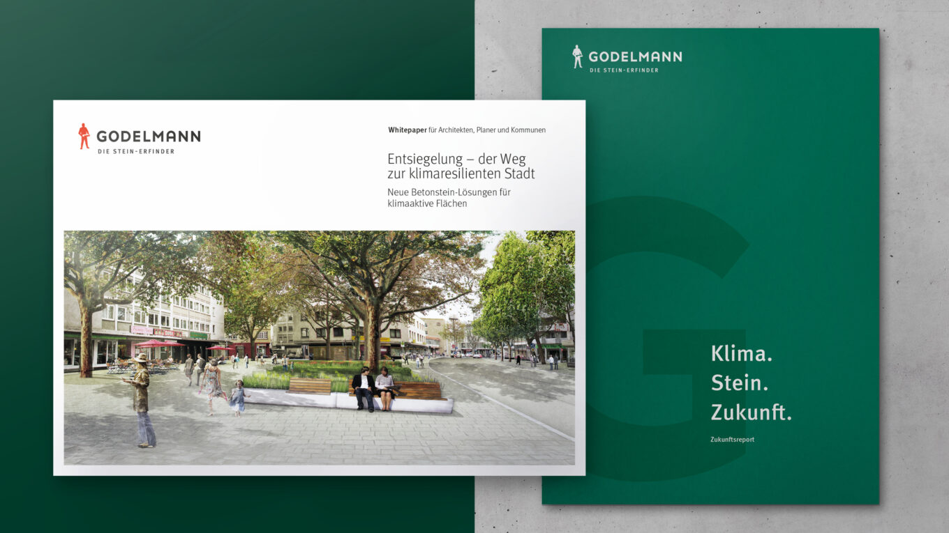 Titelbild Nachhaltigkeitsbroschüre Klimastein Godelmann